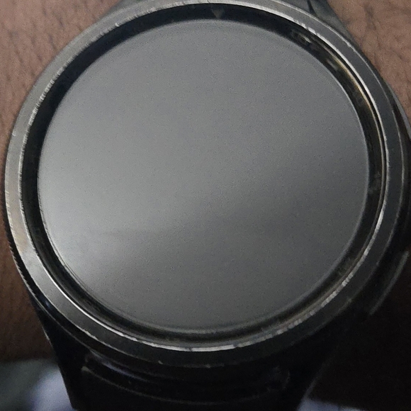 Samsung Smartwatch with Black Bezel